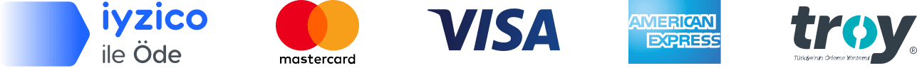 iyzico ile Öde — Mastercard, Visa, American Express, Troy