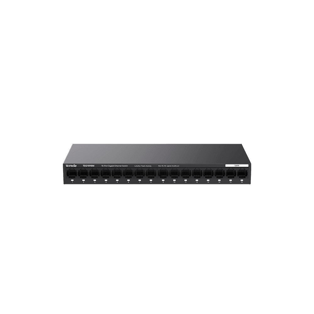 TENDA 16port GIGABIT Yönetilemez Switch Masaüstü TEG1016M