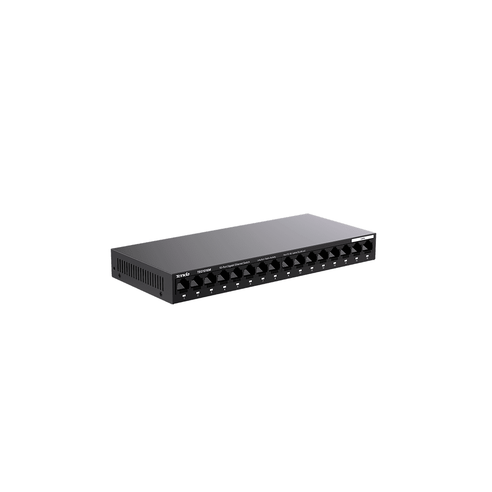 TENDA 16port GIGABIT Yönetilemez Switch Masaüstü TEG1016M