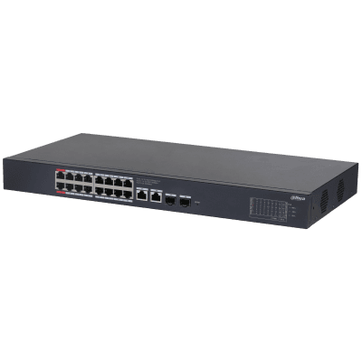 DAHUA 16port PoE 240w 2-SFP 2-Uplink Gigabit Cloud Yönetilebilir Switch CS4220-16GT-240