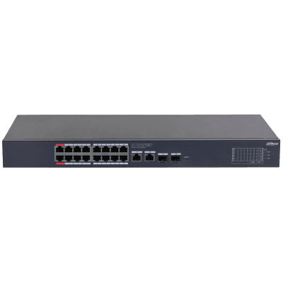 DAHUA 16port PoE 240w 2-SFP 2-Uplink Gigabit Cloud Yönetilebilir Switch CS4220-16GT-240
