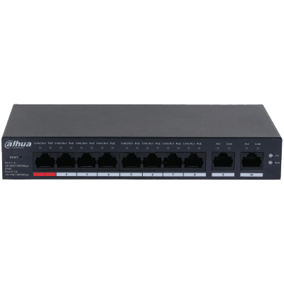 DAHUA 8port PoE 110w Gigabit Cloud Yönetilebilir Switch CS4010-8GT-110