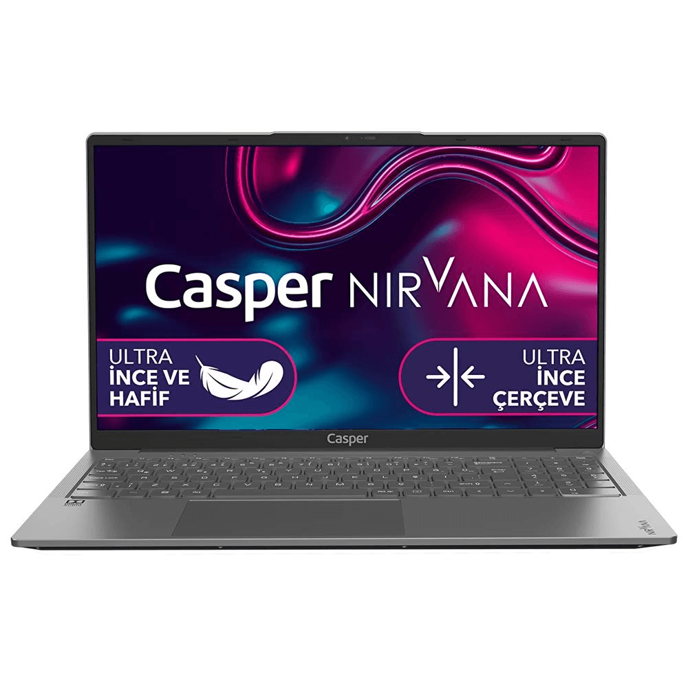 CASPER NBO 15.6 CORE İ7 12700H - 16GB DDR5 - 500GB M2 NVME O/B UHD FDOS / X600.1270-BE00A-G