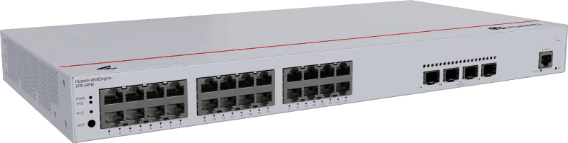 HUAWEI 24port 400W FULL PoE eKIT S220-24P4X GIGABIT 4XSFP+ Yönetilebilir Switch RackMount Layer2