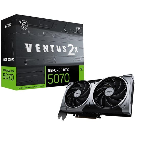 MSI RTX5070 12GB VENTUS 2X 12G OC GDDR7 192bit HDMI DP PCIe 5.0